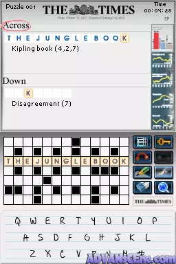 Image n° 3 - screenshots : Times Crossword Challenge, The